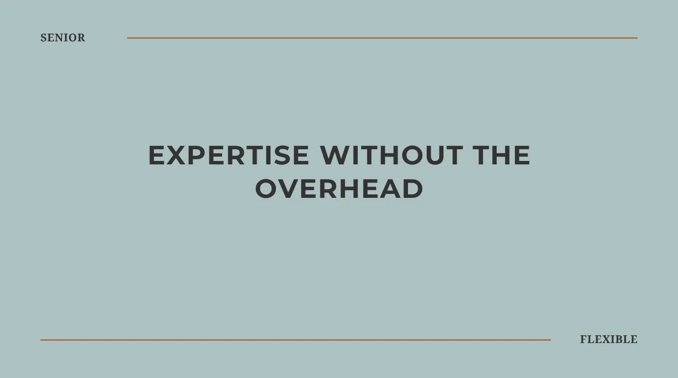 Fractional versus full-time marketing hire comparison