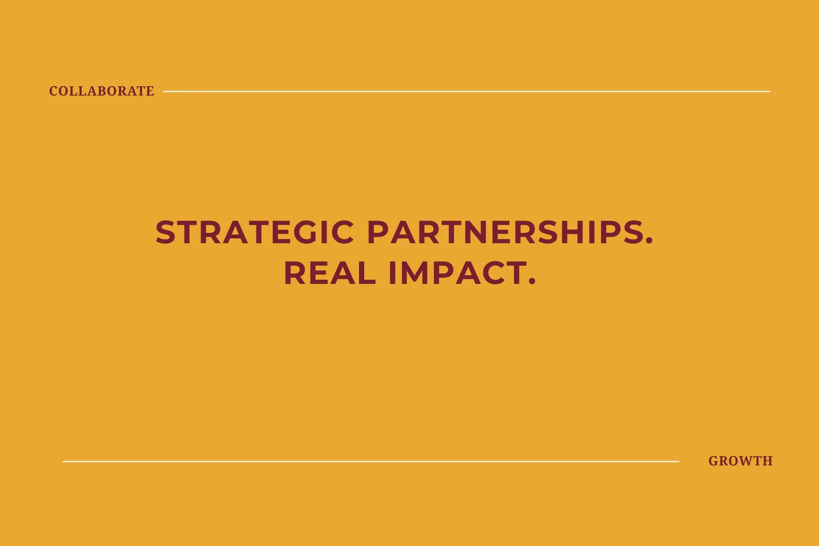 Five high-impact partnership services illustrated as connected paths